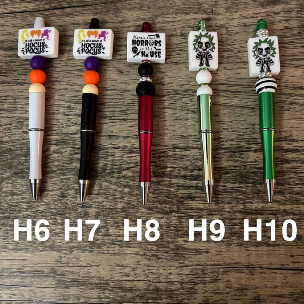 Beaded Halloween Pens